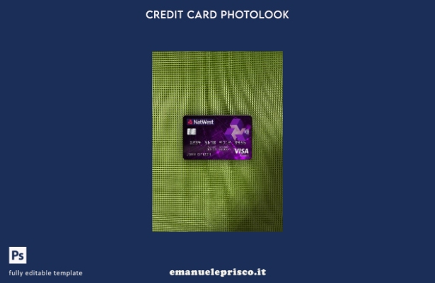 stile verificato modello frontale photolook per visto bancario NatWest del Regno